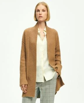 Brooks Brothers | Camel Hair Open Front Cardigan,商家Brooks Brothers,价格¥2812