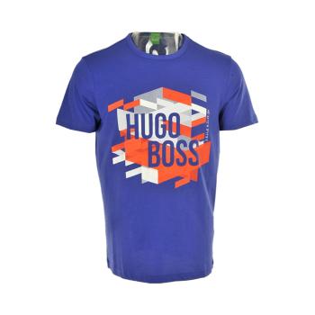 推荐Hugo Boss 雨果博斯 男士休闲短袖宝蓝色棉 TEEOS-50323993-484商品