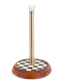 商品MacKenzie-Childs | Courtly Check Wood Paper Towel Holder,商家Saks Fifth Avenue,价格¥773图片