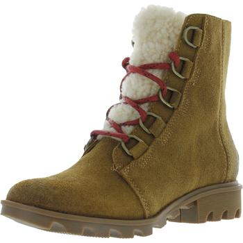 SOREL | Sorel Womens Phoenix Short Cozy Leather Lugged Sole Winter & Snow Boots商品图片,3.7折, 独家减免邮费