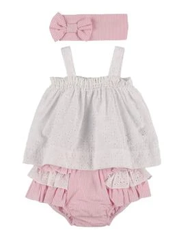 Eyelet Lace Top, Diaper Cover & Headband