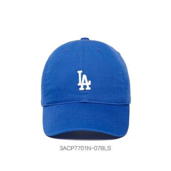 推荐韩国直邮MLB男女情侣款小标软顶鸭舌棒球帽LA蓝色运动遮阳百搭潮商品