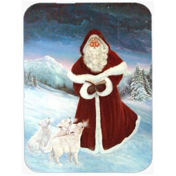 商品Caroline's Treasures | PJC1002LCB A Spirit Of Harmony Santa Claus Glass Cutting Board L,商家Verishop,价格¥265图片