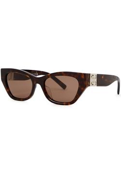 Givenchy | Tortoiseshell cat-eye sunglasses商品图片,