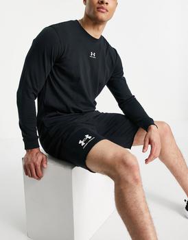 Under Armour | Under Armour Rival terry shorts in black商品图片,
