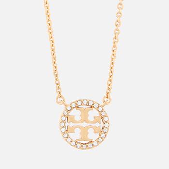 商品Tory Burch | Tory Burch Women's Crystal Logo Delicate Necklace - Tory Gold,商家MyBag,价格¥584图片