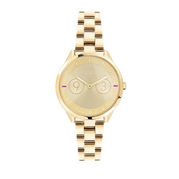 推荐Furla Women's Metropolis Gold Dial Stainless Steel Watch商品