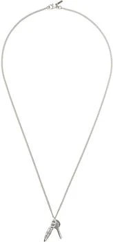 推荐SSENSE Exclusive Silver Key & Bullet Necklace�商品