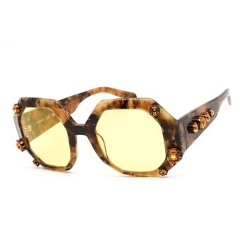 推荐Swarovski Women's Sunglasses - Brown Mirror Lens Geometric Shape Frame | SK0375 52G商品