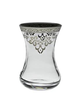 Classic Touch Decor | Set of 6 Tea Cups with Silver Design,商家Premium Outlets,价格¥587