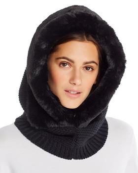 Echo Design是什么牌子, Echo Design | Faux-Fur Trim Balaclava商品图片 