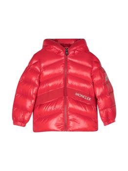 推荐Moncler Red Down Jacket Groseiller Model With Print商品