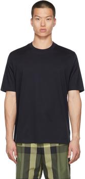 男装burberry t恤, Burberry | 海军蓝 Monogram Motif T 恤商品图片 