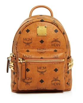 MCM | Stark Bebe Boo Side Studs Backpack in Visetos,商家Bloomingdale's,价格¥5841