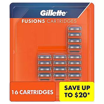 商品Gillette Fusion5 Men's Razor Blade Refill Cartridges (16 ct.),商家Sam's Club,价格¥315图片