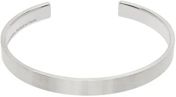 Le Gramme | Silver 'Le 21g' Ribbon Bracelet,商家Ssense US,价格¥3599