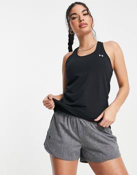 Under Armour | Under Armour Training Heat Gear racer vest in black商品图片,