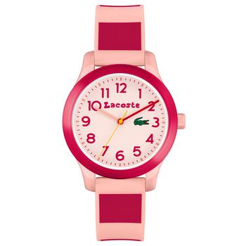 推荐Kids' 12.12 Pink & Red Silicone Strap Watch 32mm商品