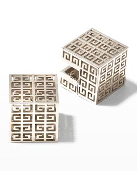 纪梵希耳环海淘, Givenchy | GG-Monogram Square Earrings商品图片 