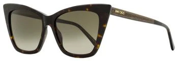 Jimmy Choo | Jimmy Choo Women's Cat Eye Sunglasses Lucine 086HA Havana 55mm 4折, 独家减免邮费
