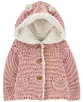 Carter's | Baby Faux-Sherpa-Lined Hooded Jacket,商家Macy's,价格¥158