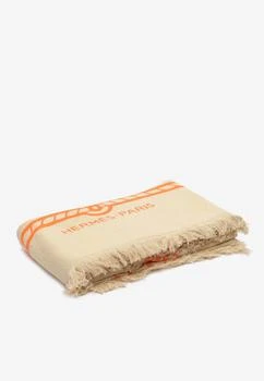 Hermes | Yachting Tatoo Tressages Marins Beach Towel,商家Thahab,价格¥2864