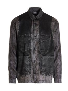 Diesel | Diesel S-Gilliam Buttoned Satin Shirt商品图片,4.7折