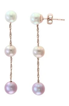 Effy | Freshwater Pearl Linear Drop Earrings 3.4折, 独家减免邮费
