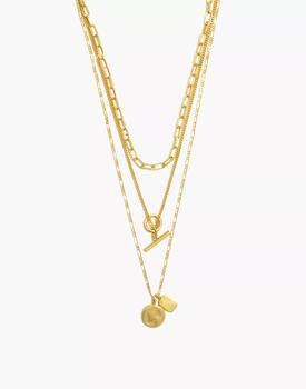 Madewell | Toggle Chain Necklace Set商品图片,满$100享7.5折, 满折