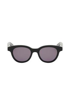 Alexander McQueen | ROUNDED ANGLED SUNGLASSES商品图片,额外7折, 额外七折