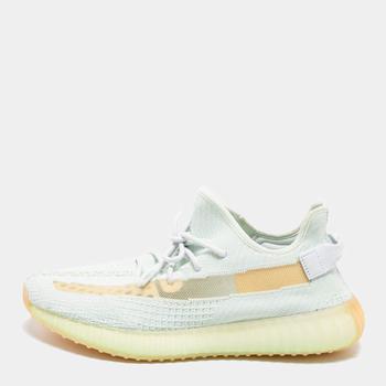 yeezy season怎么样, [二手商品] YEEZY | Yeezy x Adidas Mint Green Knit Fabric Boost 350 V2 Hyperspace Sneakers Size 46商品图片 