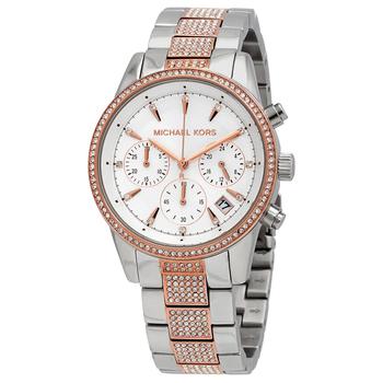 推荐Michael Kors Ritz Ladies Chronograph Quartz Watch MK6651商品
