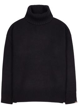 推荐N°20 Oversize Extra navy cashmere-blend jumper商品