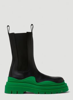 bottega veneta tire, Bottega Veneta | Tire Chelsea Boots in Black商品图片 