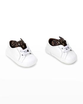 Fendi | Kid's FF Bear Leather Low-Top Sneakers, Baby商品图片,