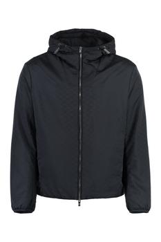 商品Emporio Armani | Emporio Armani Hooded Nylon Jacket,商家Italist,价格¥2983图片