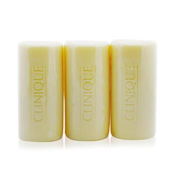 推荐Clinique 三步曲洁面皂 亲肤皂(3 件小装配盒)-温和型 适用干性至混合性肌肤 3x50g商品