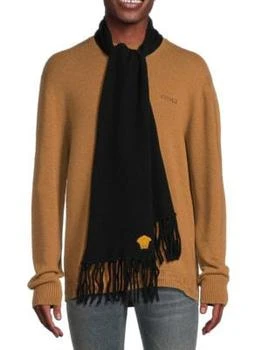 推荐Fringed Cashmere & Wool Scarf商品