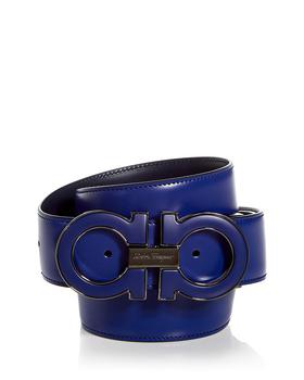 更多菲拉格慕皮带, Salvatore Ferragamo | Double Gancini Buckle Leather Belt商品图片 额外9折, 额外九折