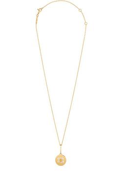 celine项链, Celine | Triomphe Swivel Necklace In Brass With Gold Finish商品图片 