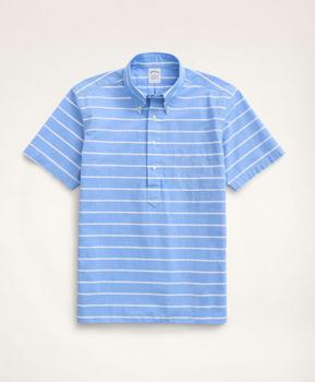 Brooks Brothers | Regent Regular-Fit Original Broadcloth Short-Sleeve Popover Shirt商品图片,4折起, 特价