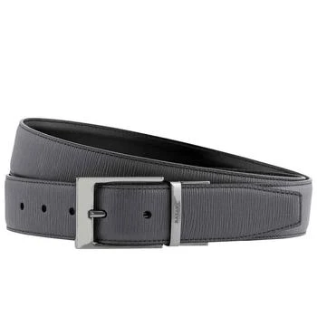 推荐NEW Bally Seret Men's 6232329 Grey Leather 110cm Belt MSRP商品