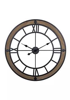 商品Contemporary Home Living | 28" Round Farmhouse Wall Clock,商家Belk,价格¥1564图片