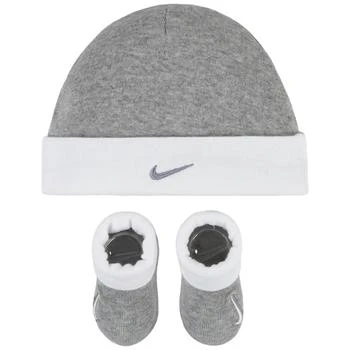 NIKE | Baby Boys or Baby Girls Swoosh Hat and Booties, 2 Piece Set 
