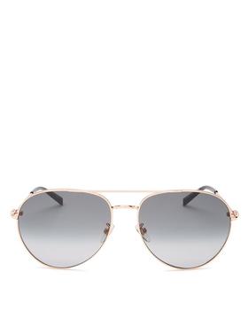 Givenchy | Unisex Brow Bar Aviator Sunglasses, 61mm商品图片,6折