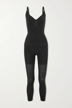SKIMS | Seamless Sculpt 紧身连体裤 （颜色：onyx）,商家NET-A-PORTER,价格¥697