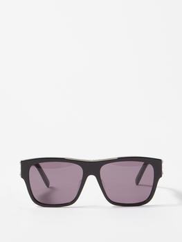 Givenchy | 4G oversized square acetate sunglasses商品图片,满$230享8折, 满折