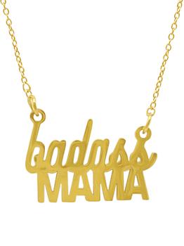 推荐Adornia Badass Mama Necklace gold商品