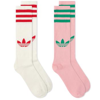 Adidas | Adidas Adicolor 70S Knee Sock - 2 Pack商品图片,独家减免邮费