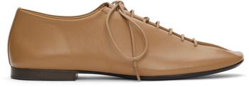 lamaire, Lemaire | SSENSE Exclusive Tan Flat Derbys商品图片 6.5折